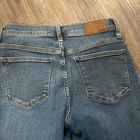 Madewell Mid-Rise Skinny Button Fly Crop Jeans Size 26 - Picture 6 of 8